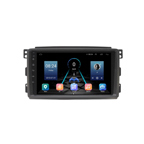 Mercedes Smart Fortwo (2011-2017) Android 14 Carplay Navigasyon Multimedya - 4GB Ram 64GB HDD