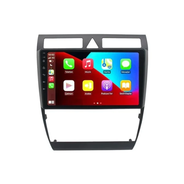 Audi A6 1997-2003 Android 14 Carplay Navigasyon Multimedya - 4GB Ram 64GB HDD