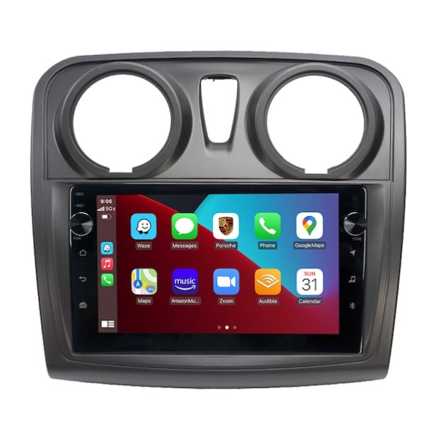 Dacia Dokker (2012-2017) Android 14 Carplay Navigasyon Tuşlu Multimedya - 4GB Ram 64GB HDD