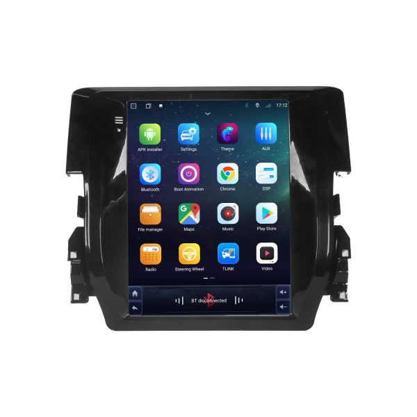 Honda Civic Fc5 Android 14 Carplay Navigasyon Tesla Ekran Multimedya - 4GB Ram 64GB HDD