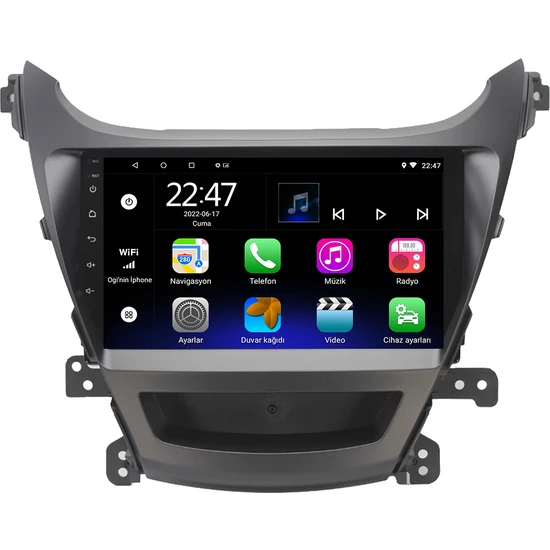 Hyundai Elantra (2019-2020) Android 14 Carplay Navigasyon Multimedya - 2GB Ram 32GB HDD