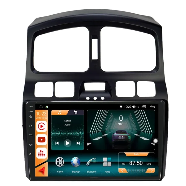 Hyundai Santa Fe (2003) Android 14 Carplay Navigasyon Multimedya - 4GB Ram 64GB HDD