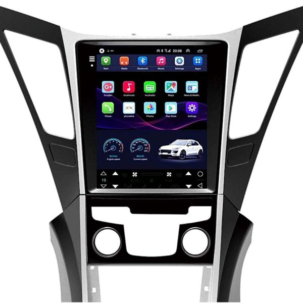 Hyundai Sonata (2011-2014) Android 14 Carplay Navigasyon Tesla Ekran Multimedya - 4GB Ram 64GB HDD