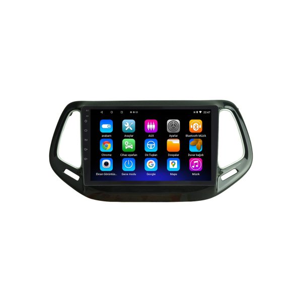 Jeep Compass (2017-2020) Android 14 Carplay Navigasyon Multimedya - 2GB Ram 32GB HDD