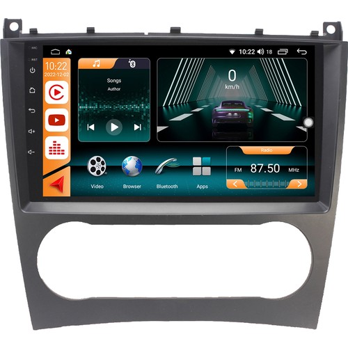 Mercedes C Class W203 (2004-2007) Android 14 Carplay Navigasyon Multimedya - 2GB Ram 32GB HDD