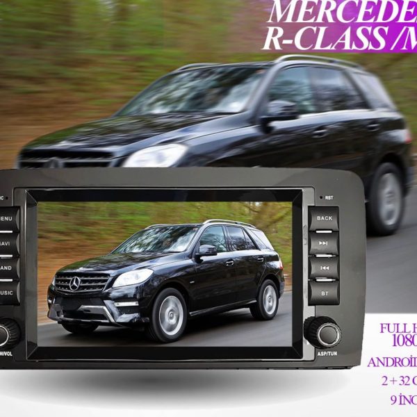 Mercedes R-Class / ML Android 14 Carplay Navigasyon Multimedya – 4GB Ram 64GB HDD – ENC1854