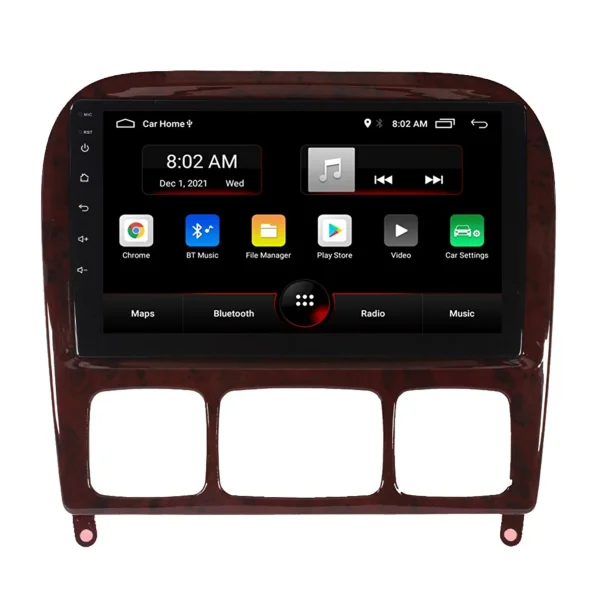 Mercedes S Class W220 (1998-2005) Android 14 Carplay Navigasyon Multimedya - 2GB Ram 16GB HDD