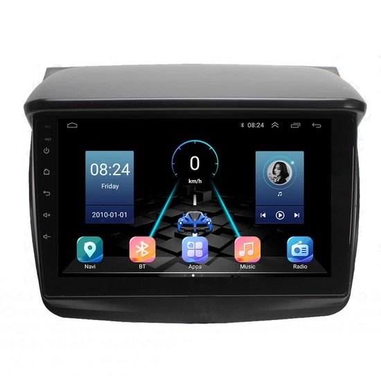 Mitsubishi L200 (2007-2014) Android 14 Carplay Navigasyon Multimedya - 4GB Ram 64GB HDD