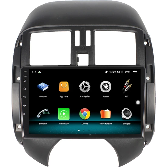 Nissan Micra (2014-2018) Android 14 Carplay Navigasyon Multimedya - 2GB Ram 32GB HDD