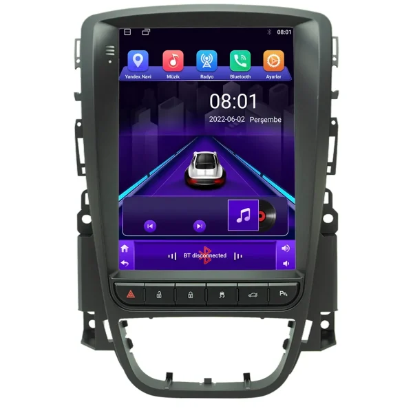 Opel Astra J Android 14 Carplay Navigasyon Tesla Ekran Multimedya - 2GB Ram 32GB HDD