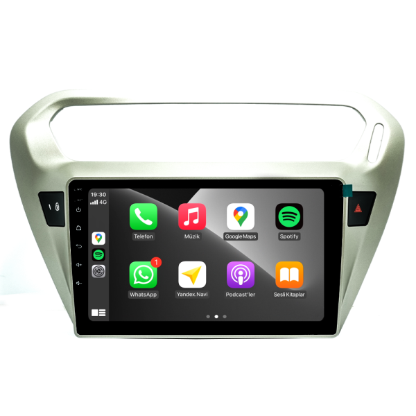 Peugeot 301 (2014-2016) Android 14 Carplay Navigasyon Multimedya - 4GB Ram 64GB HDD
