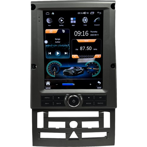 Peugeot 407 Android 14 Carplay Navigasyon Tesla Multimedya - 4GB Ram 64GB HDD