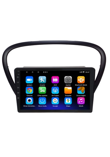 Peugeot 607 (2004-2007) Android 14 Carplay Navigasyon Multimedya - 2GB Ram 32GB HDD