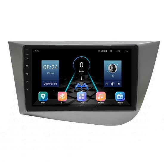 Seat Leon (2006-2010) Android 14 Carplay Navigasyon Multimedya - 8GB Ram 128GB HDD