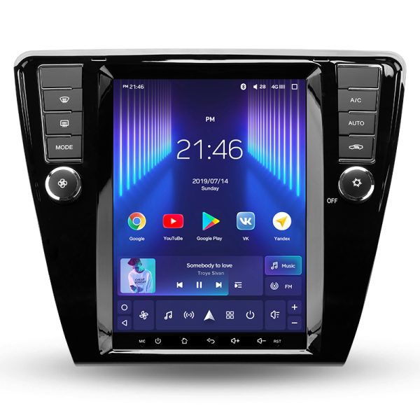 Skoda Süper B (2008-2014) Android 14 Carplay Navigasyon Tesla Ekran Multimedya - 4GB Ram 64GB HDD
