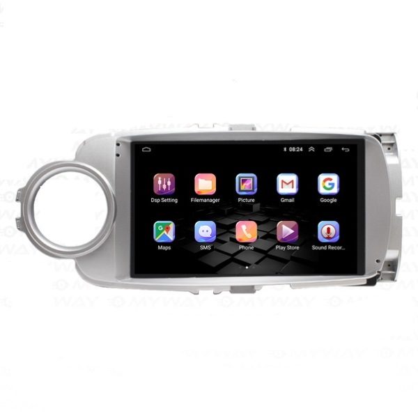 Toyota Yaris (2012-2020) Android 14 Carplay Navigasyon Multimedya - 8GB Ram 128GB HDD